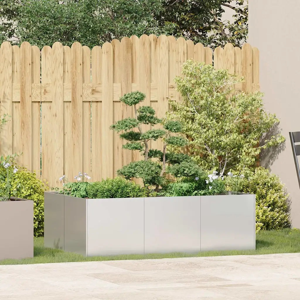 Fioriera 120x80x40 cm in Acciaio Inox 860749