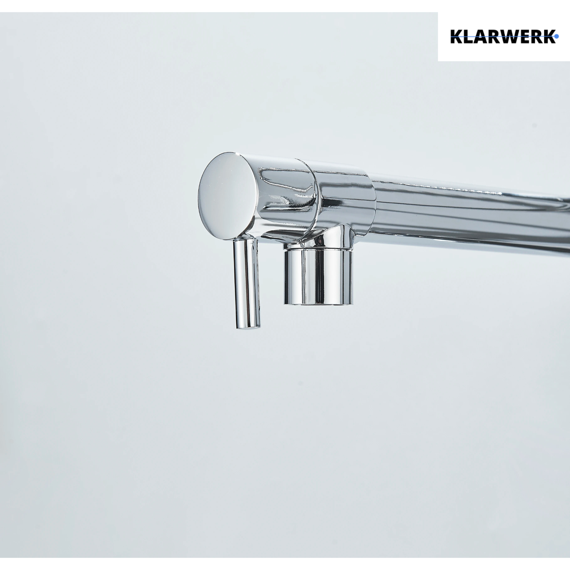 Björn |Gastronomia rubinetto acqua fredda monoforo a parete cromo|rubinetto cucina professionale acciaio inox due docce|lavello doppio ristorante