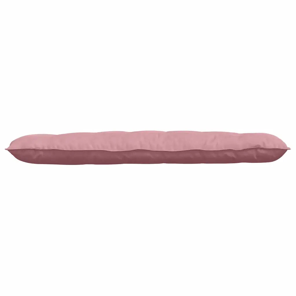 Cuscino per Schiena | Cuscino dorsale Rosa 160 x 50 cm Tessuto in Cords