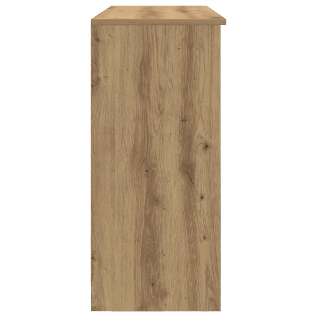 Credenza con Cassetto Rovere Artigianale 101x35x76cm Truciolato 861570