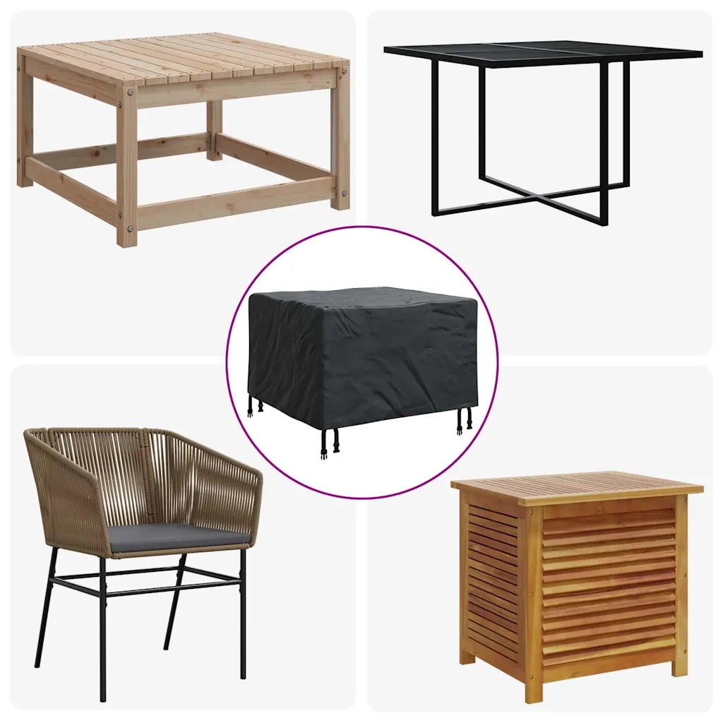 vidaXL Copertura per mobili da esterno 60 x 60 x 45 cm Tessuto 210D