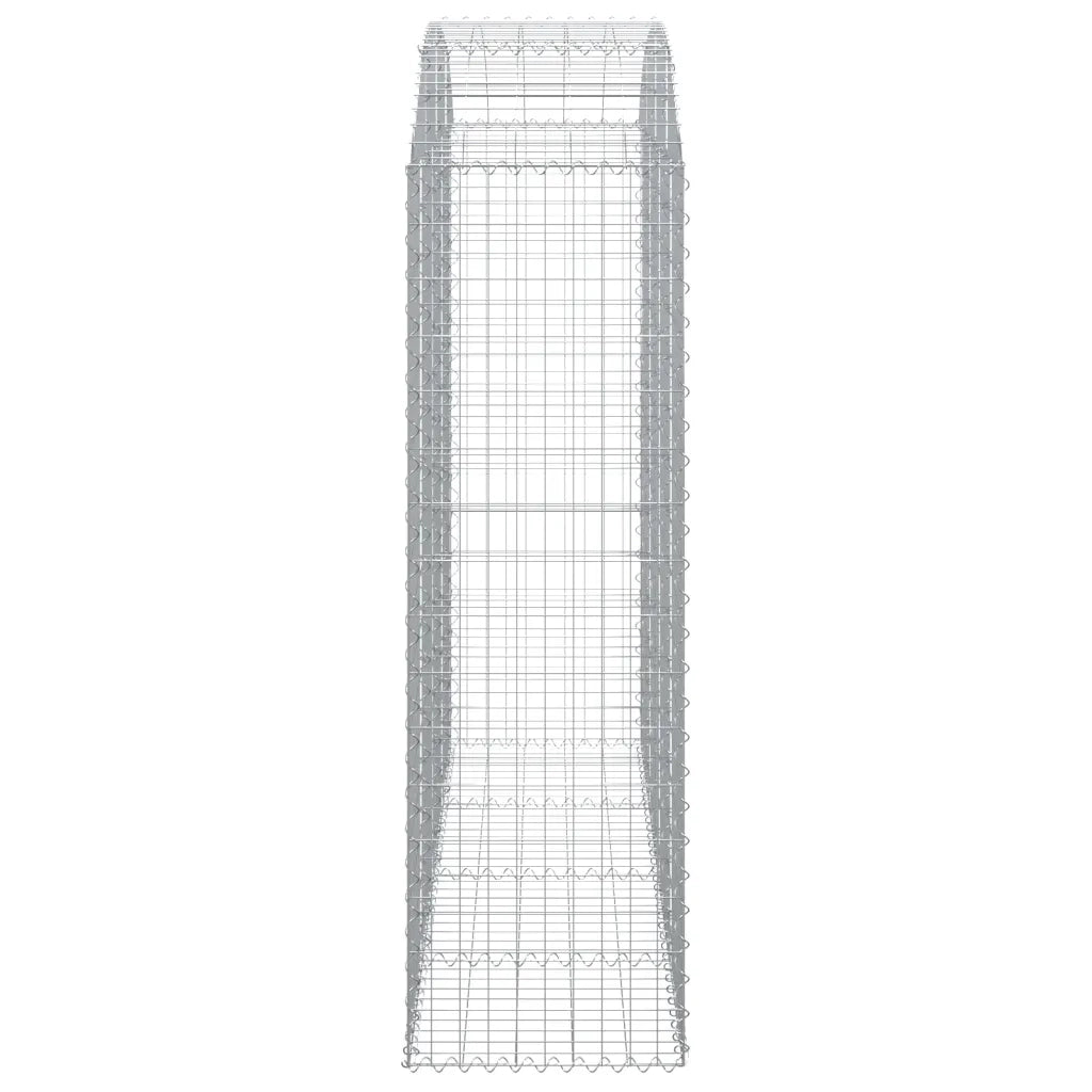 Cesto Gabbione ad Arco 200x50x160/180 cm Ferro Zincato 153478