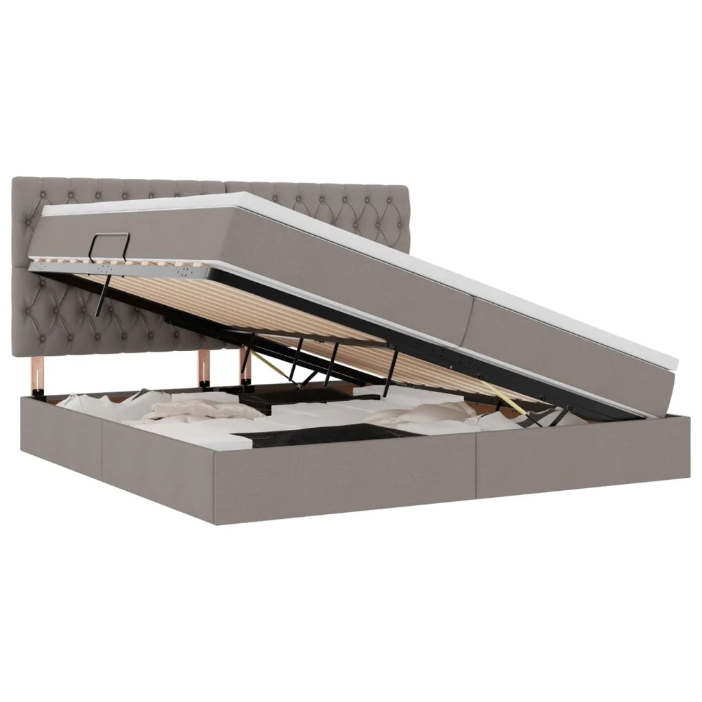 Letto con contenitore e LED Talpa 200 x 200 cm Poliestere 3372504