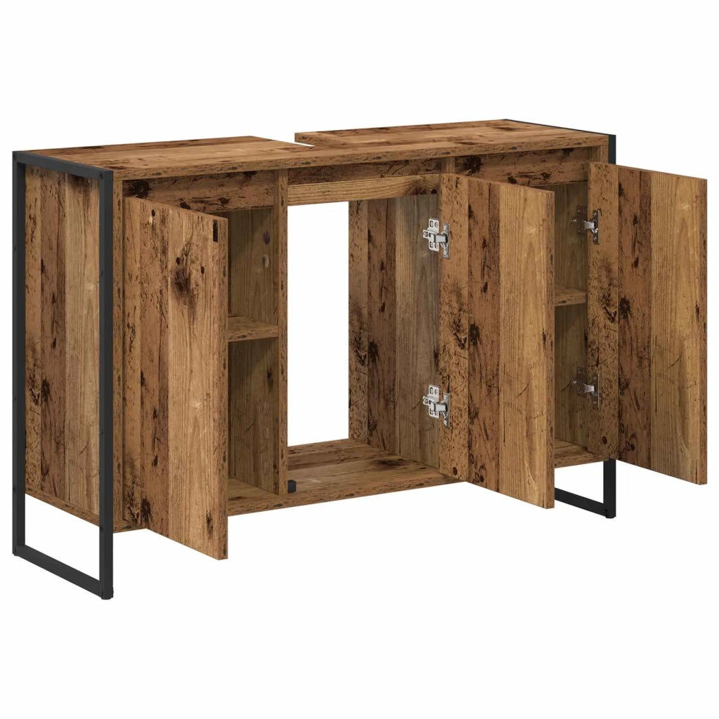 Mobile da Bagno | Armadio da bagno Legno vecchio 90 x 30 x 60 cm Legno multistrato