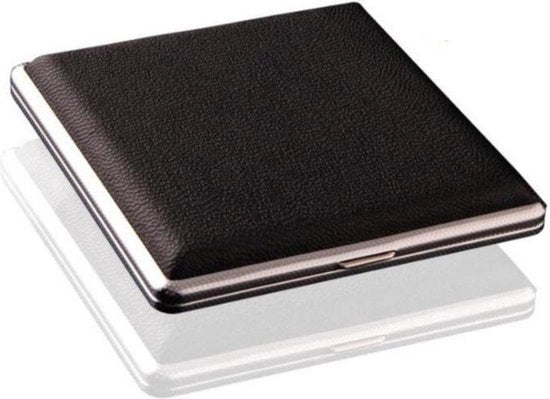 Cassetto per sigarette - Alta qualità - Nero - Adatto per 20 sigarette - Scatola per sigarette