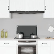 Paraschizzi per Cucina Nero 70x40 cm in Vetro Temperato 249481