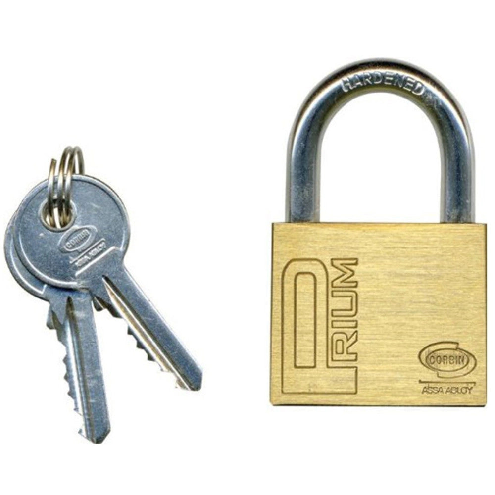 Trade Shop - Lucchetto Catenaccio In Ottone Ad Arco Lungo B&d 30 40 50 Mm Corbin Con 2 Chiavi -    -30 Mm   -