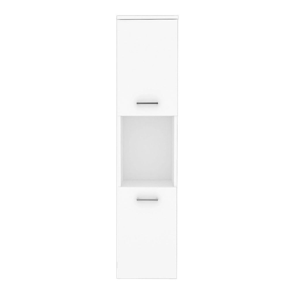 Mobile a Colonna Krildihana da Parete Pensile da Bagno 131 x 30 x 30 cm - Bianco [en.casa]