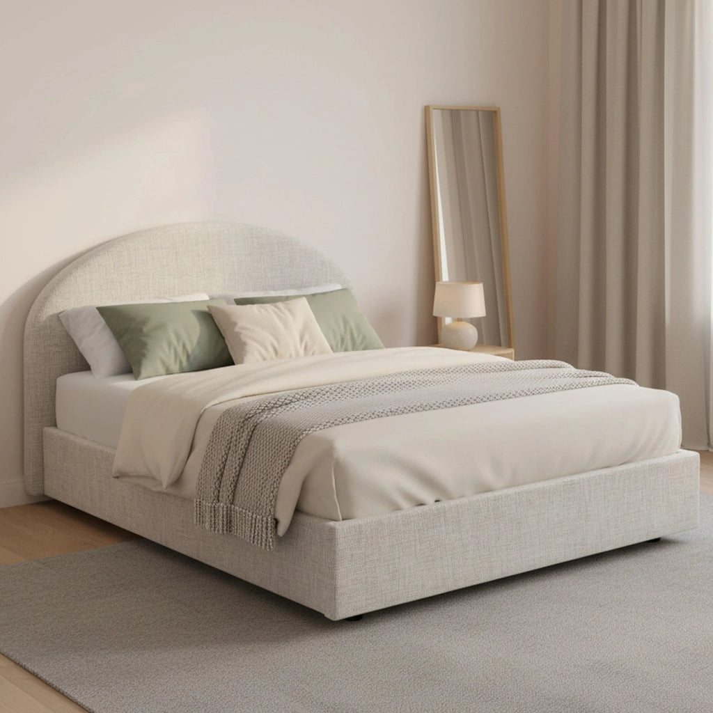 Akis, Letto Piazza e Mezza Sfoderabile Made in Italy, Bianco