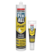 ADESIVO SIGILLANTE 'FIX ALL TURBO' SOUDAL 125 ml - Bianco - SOUDAL