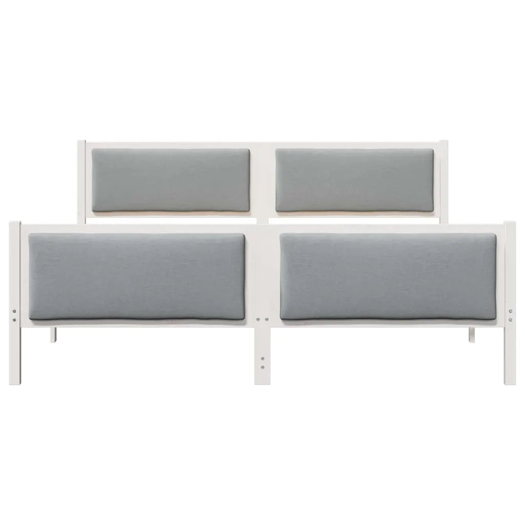 Struttura del letto Grigio chiaro 180 x 200 cm Tessuto 3394252