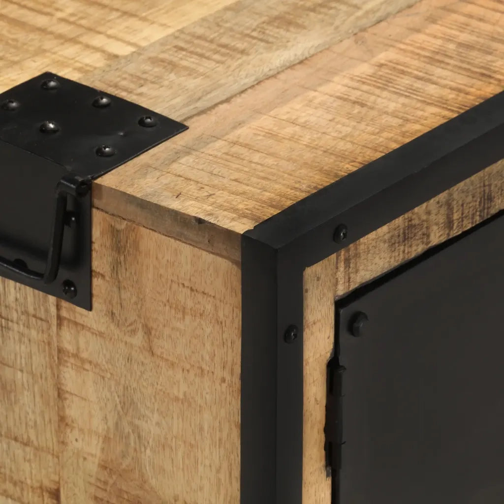 Mobile TV | Armadietto TV | Mobile Porta TV 110x31x46 cm in Legno di Mango Grezzo