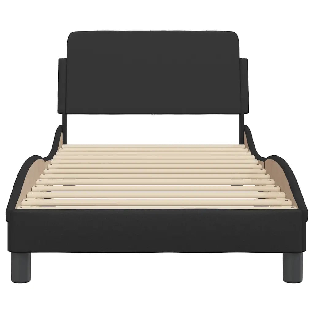 Giroletto Dover Nero 90x200 cm in Similpelle 373118