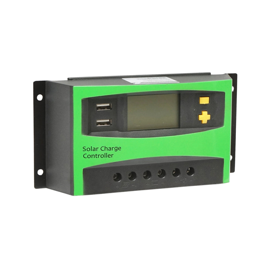 Regolatore di tensione per pannello solare 30A 12V/24V con 2 porte USB – Breckner Germany Breckner Germany