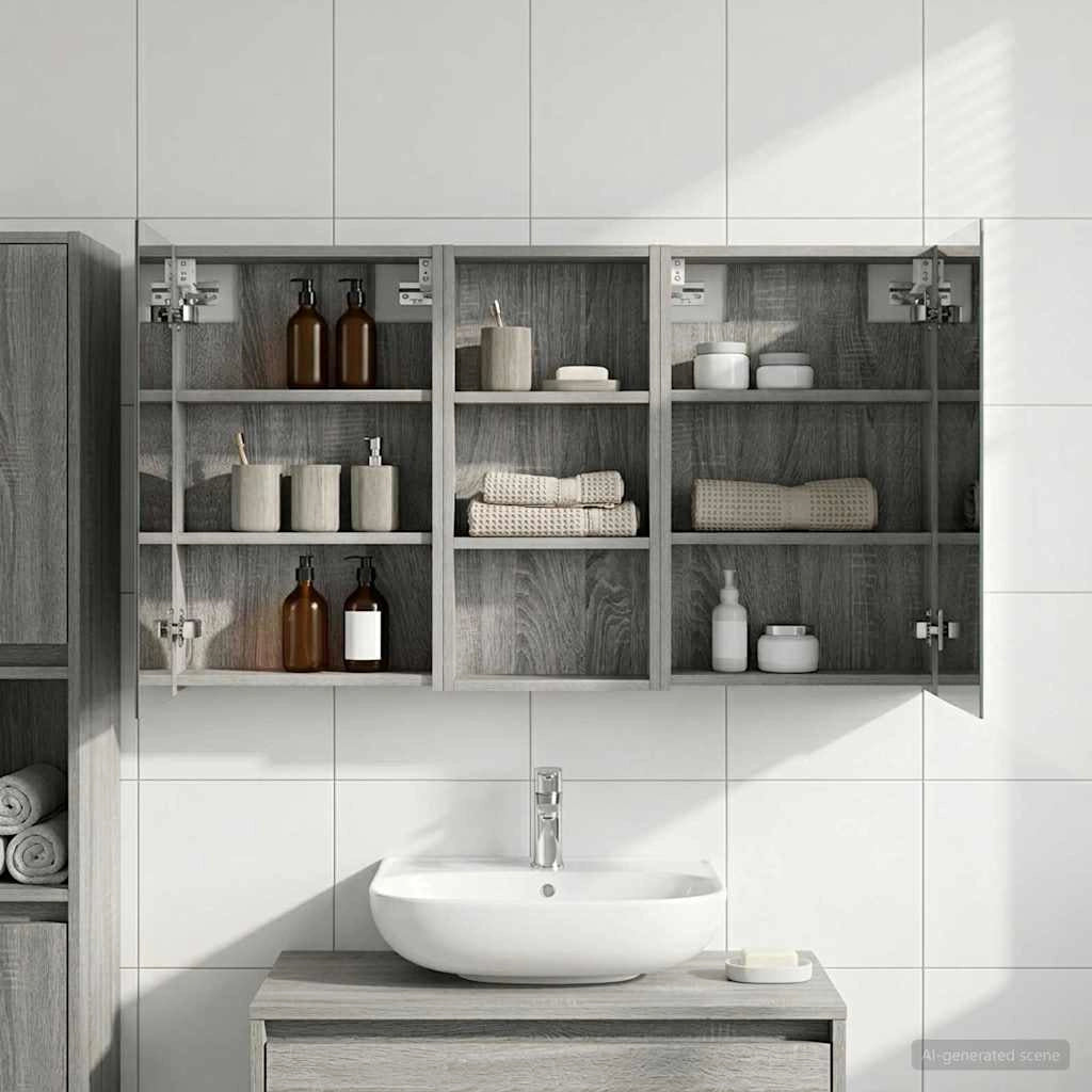 Set di Armadi da Bagno 3 pz 110 x 10,5 x 60,5 cm 3403717