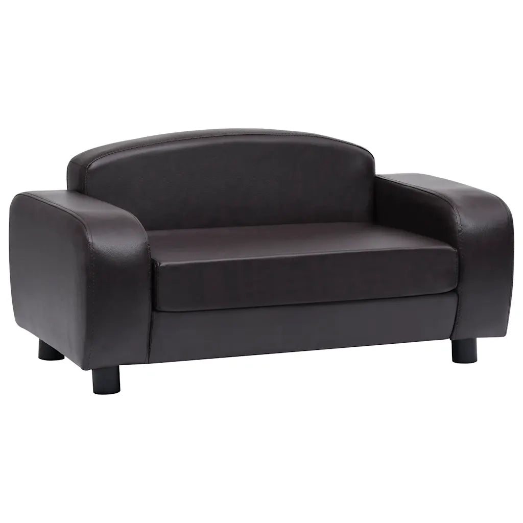 Divano per Cani Marrone 80x50x40 cm in Similpelle CFW3694389