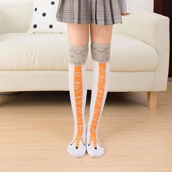 Calze gambe di pollo - calze sportive - calze alta - calze ginocchiere - regalo