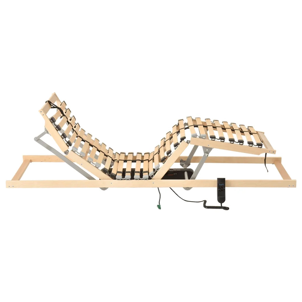 Letto con Telaio a Doghe Elettrico 28 Doghe 7 Zone 80x200 cm 321823