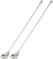 Mangiafuoco a spirale 30 cm - Cocktaillepel in acciaio inossidabile - Spiraletto per shaker - Adatto per bevande - Resistentente al lavastoviglie - Alta qualità e durata - Leva da bar