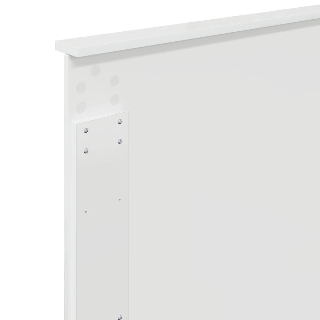 Testiera con testiera Bianco Lucido 75 cm Legno multistrato 887829