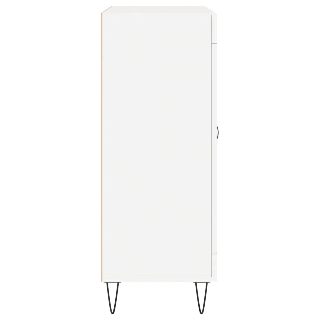 Buffet credenza cassettiera armadio mobile contenitore organizer per cucina soggiorno salotto 69,5 x 34 x 90 cm legno ingegnerizzato bianco 02_0030474