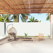 Tenda da Sole Laterale Retrattile Crema 200x1000 cm 318043
