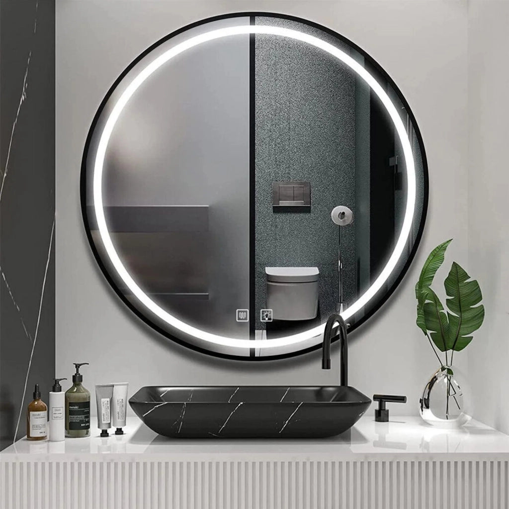 Specchio Led 80cm Mmj Black