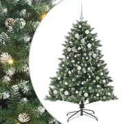 Albero di Natale | Decorazioni natalizie artificiale con 150 LED Verde 150 cm