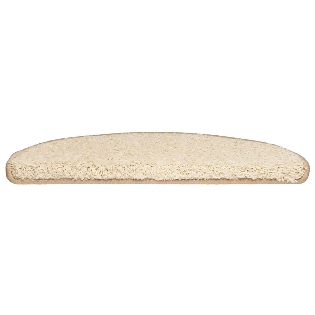 Tappetini per scale 20 pz 65x21x4 cm Crema Semicircolari Grandi 3365849