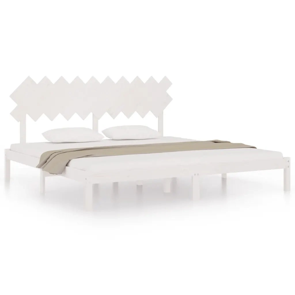 Giroletto Bianco 200x200 cm in Legno Massello