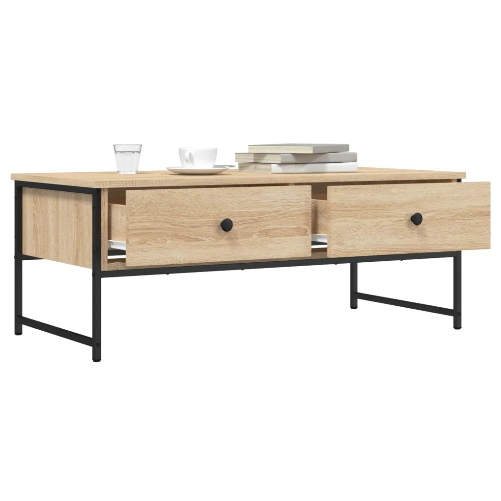 Tavolino Salotto Rovere Sonoma 101x49x39,5 cm Legno Multistrato 837738