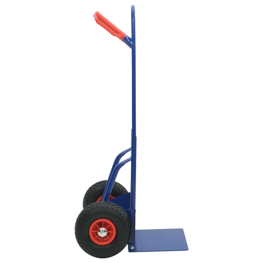 Carrello Pieghevole Estensibile Blu e Rosso 49,5 x 53 x 114 cm CFW9392505