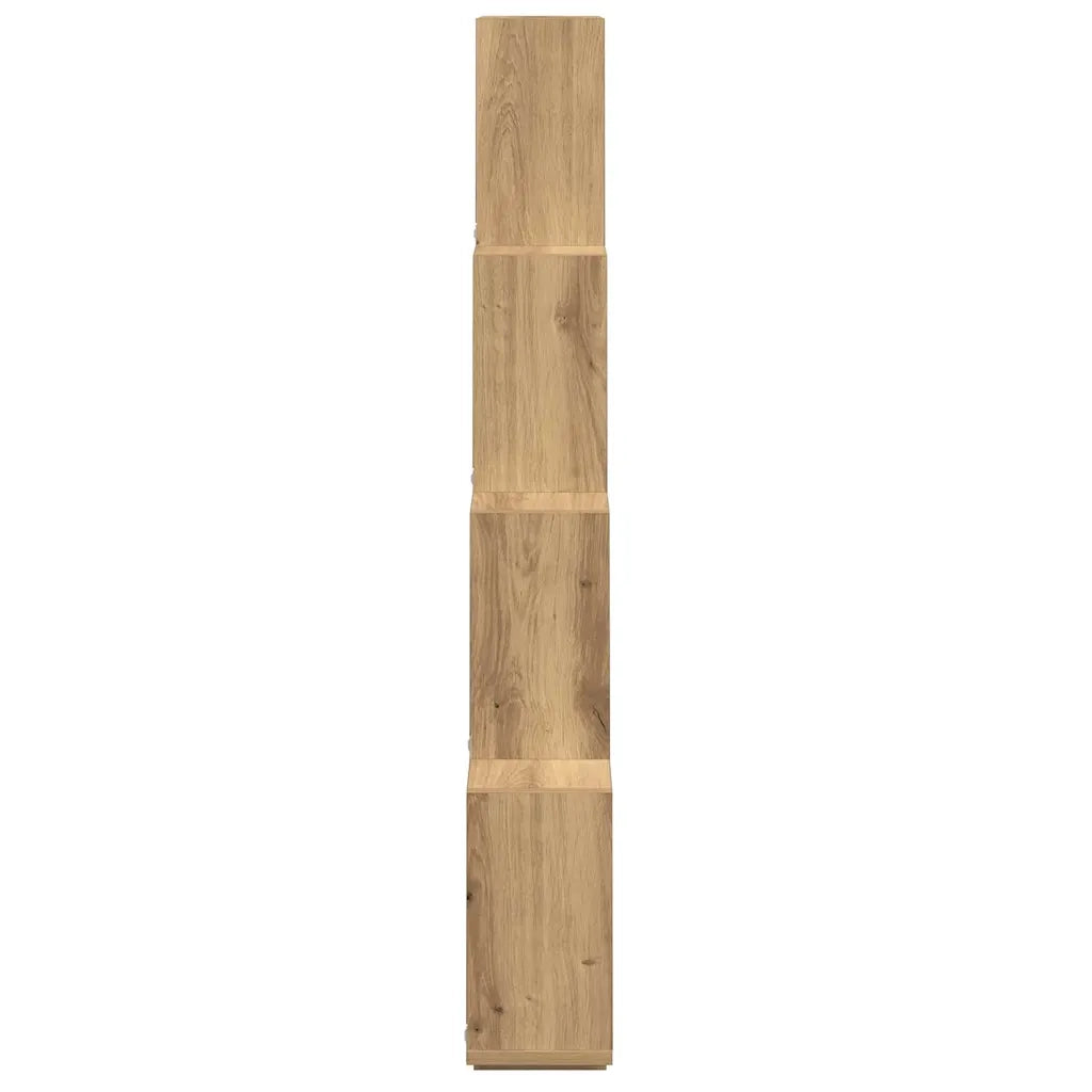 Mensola a Muro | Mensola a parete Cubo Artigianale 90x15x119,5cm Legno Multistrato