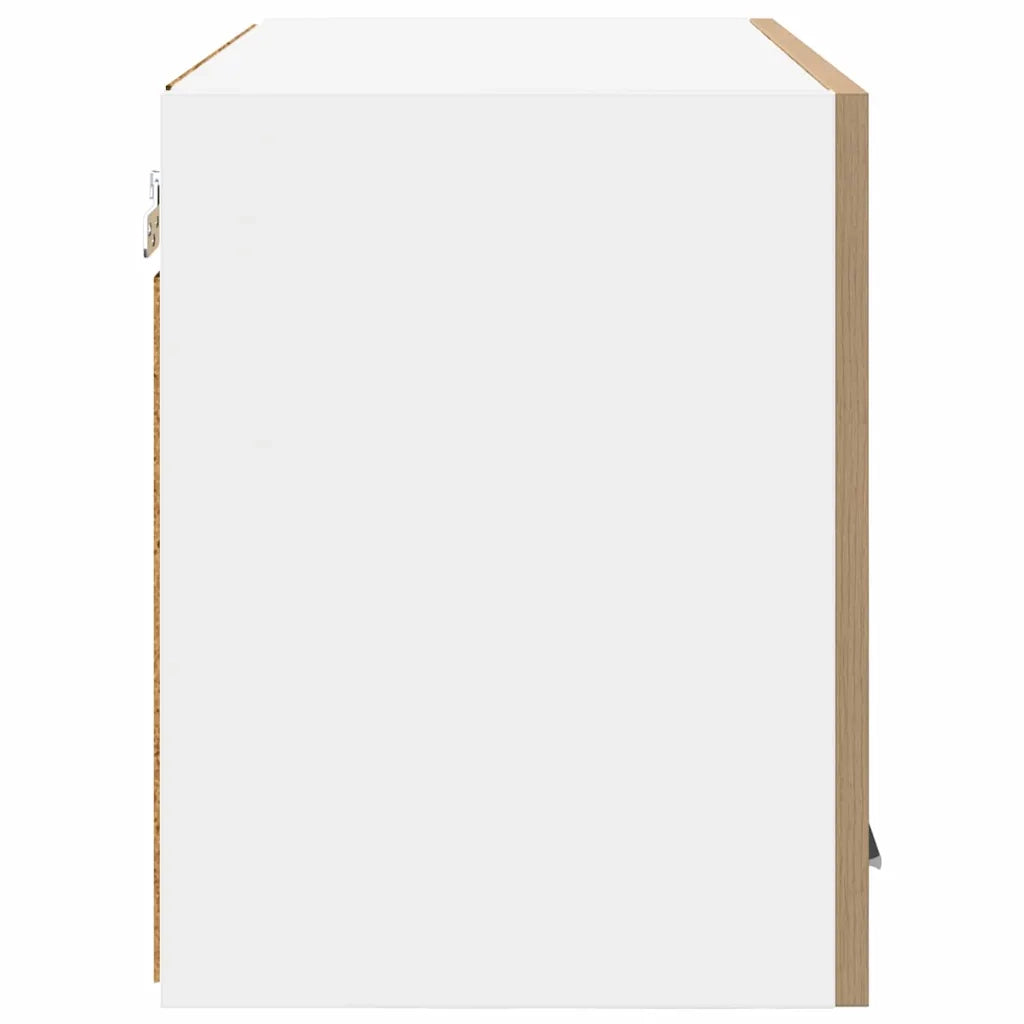 Armadio pensile Rovere Artigiano e Bianco 60 x 31 x 40 cm 884176
