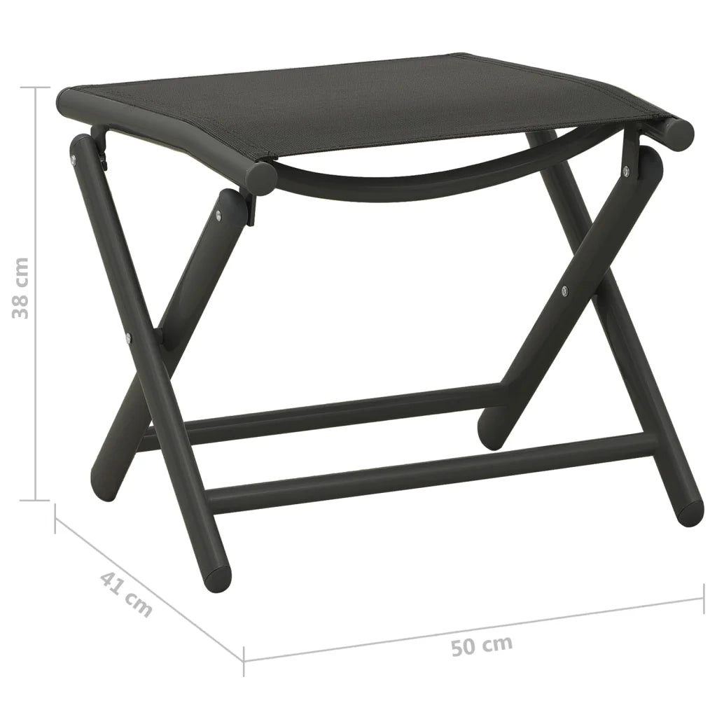 Set per Divani da Giardino 9 pz Nero e Antracite 3070643