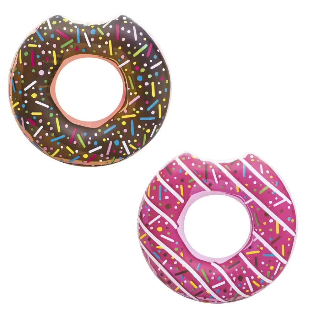 Trade Shop - Bestway Salvagente Fashion Ciambella Gonfiabile Donuts 2 Colori Assorti 107 Cm -