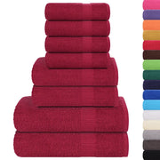 Set di asciugamani 8 pezzi FROGN Bordeaux 360 g/m2 CFW3449958