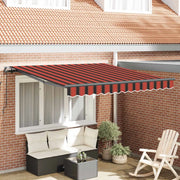 Tenda Retrattile arancione e marrone 300 x 250 cm 3329941