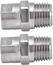 Spruzzatore a ventosa adattabile per irrigazione estesa - 2 pezzi - Flusso d'acqua regolabile - Bassa pressione - Nozzle 95° - Aiuto per irrigazione esterna.