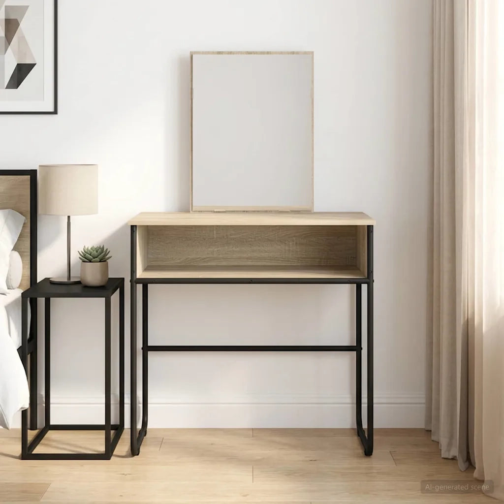 Tavolo da Trucco con lo scaffale Rovere Sonoma 81 x 40 x 131 cm 8007690
