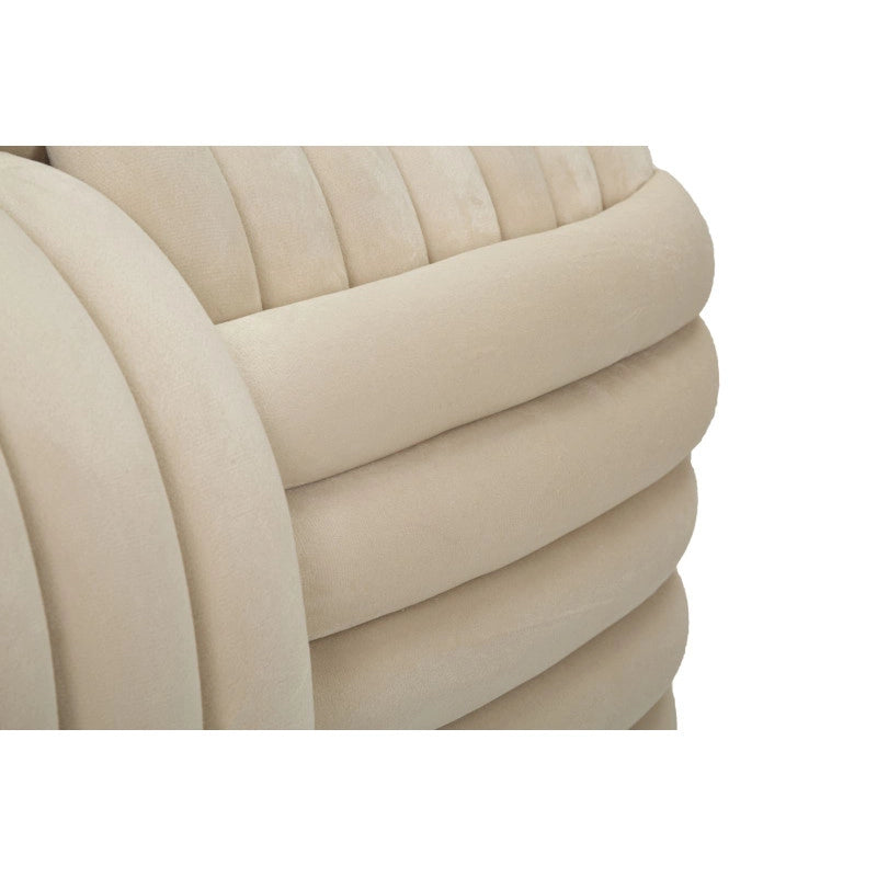 Panca Softy Crema cm 90x45x45