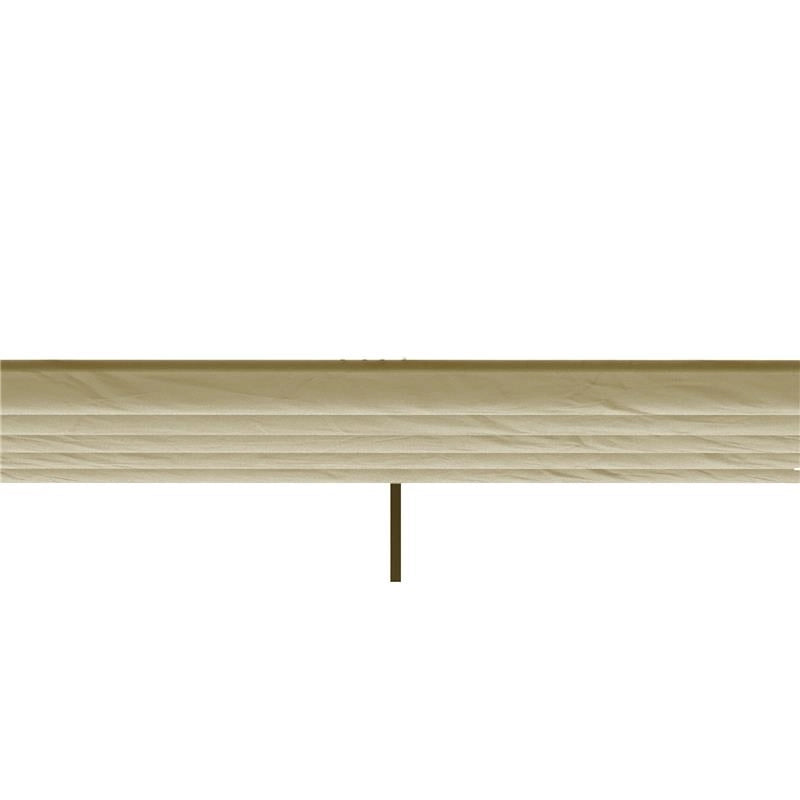 COPERTURA PER GAZEBO PERGOLA 4X3 M IN POLIESTERE TRASPIRANTE BEIGE CON 10 FORI DI DRENAGGIO