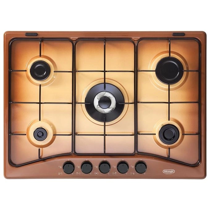 De’Longhi FFT 57 ASV piano cottura Rame Da incasso 68 cm Gas 5 Fornello(i)