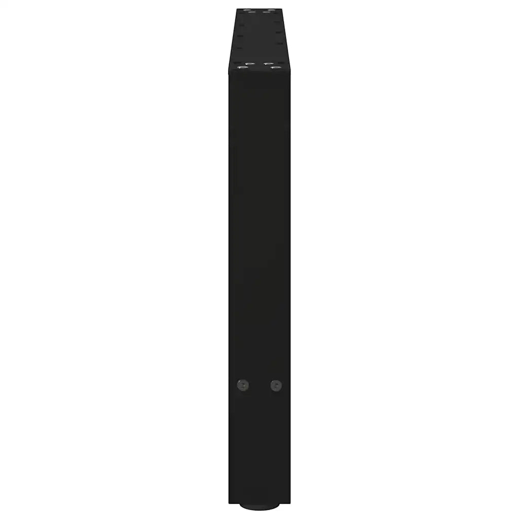 Gambe per Tavolino da CaffÃ¨ Nere 2 pz 70x(42-43) cm Acciaio