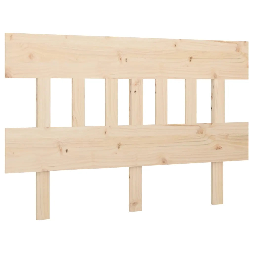 Testiera per Letto-Testata-Testiera Decorativa 143,5x3x81 cm in Legno Massello di Pino