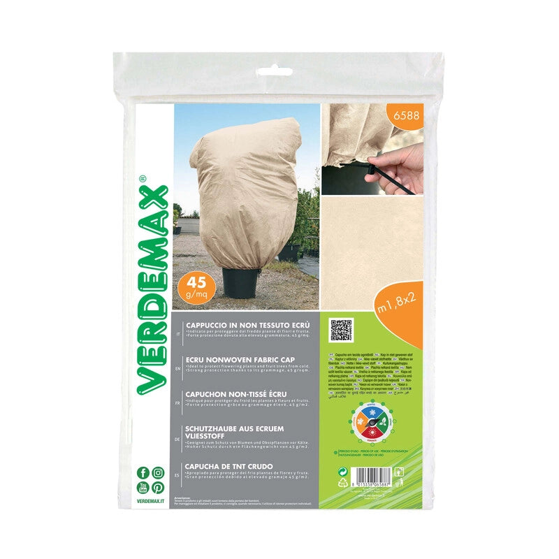 CAPPUCCIO ANTIGELO IN TNT 45G/M2 1,8X2,0 M ECRU