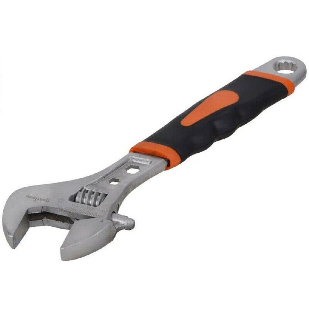 Trade Shop - Chiave Inglese Regolabile Fino A 20 Mm In Acciaio Impugnatura Antiscivolo 150 Mm -