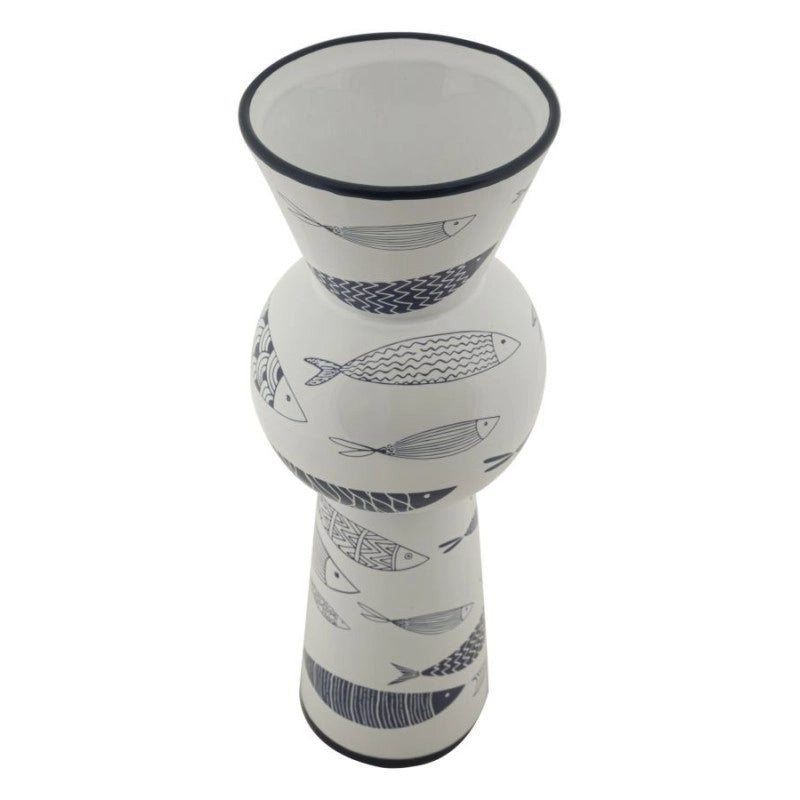 Vaso Ceramica Amica Fish Tall cm ø 14x38,5