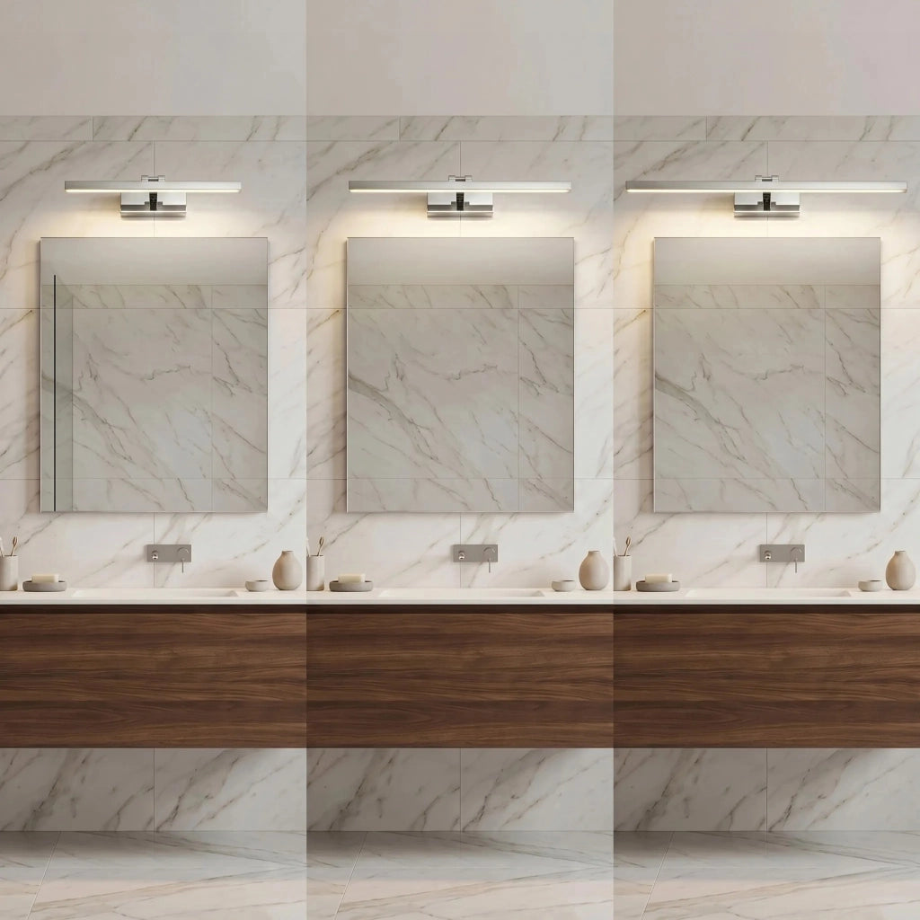 Applique Da Bagno Led APP1859-1W 80 Cm Chrome