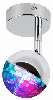 Applique Candellux Party 91-67753 LED RGB cromo 15 cm